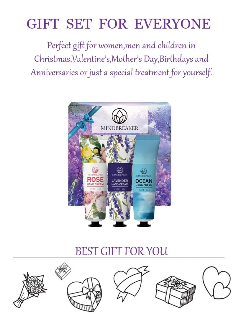 Крем для рук Набір для сухої, потрісканої шкіри рук Натуральний рослинний аромат, фото №3