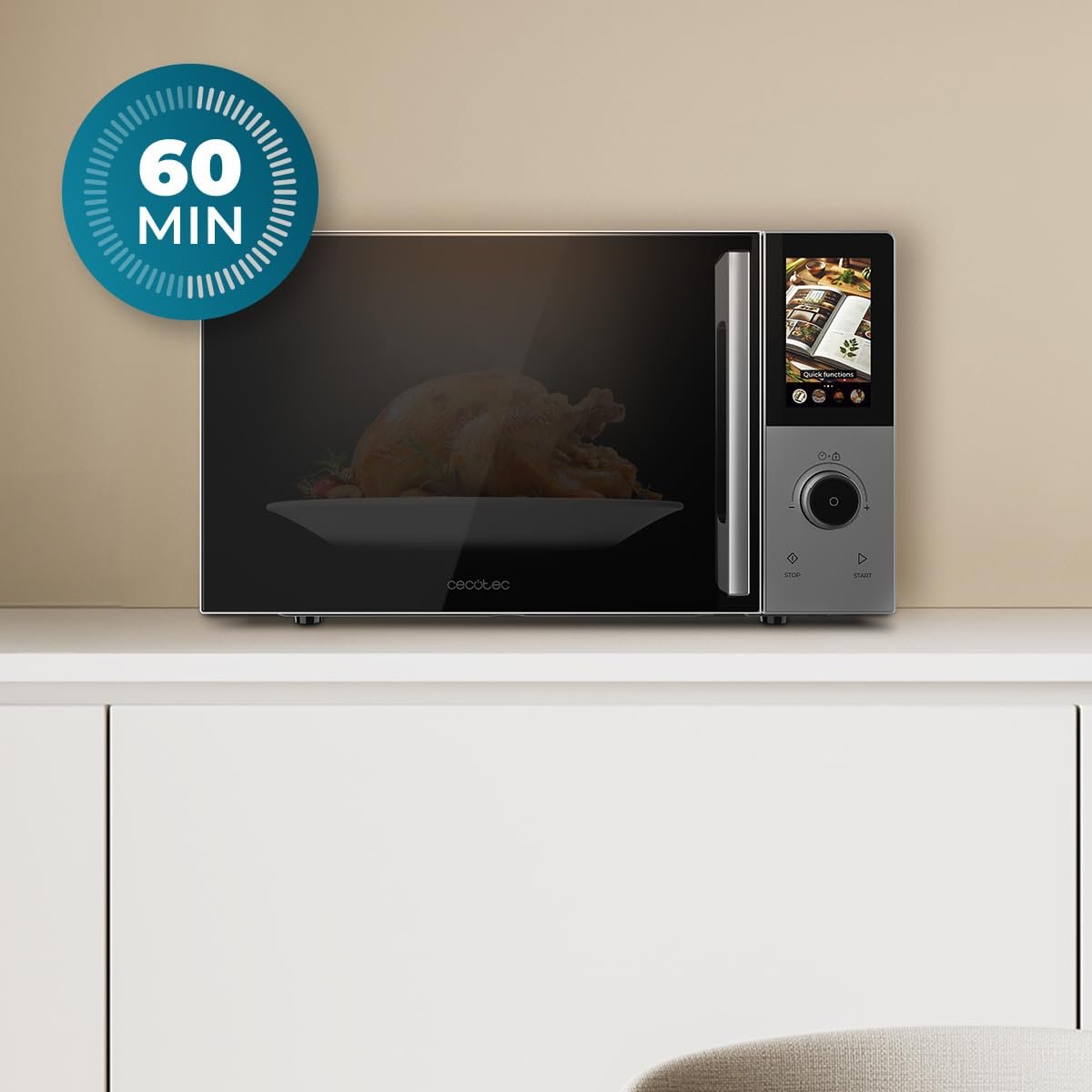Микроволновая печь Cecotec Convection 2800 Touch 28 л 900 Вт гриль конвекция, фото №6 Микроволновая печь Cecotec Convection 2800 Touch 28 л 900 Вт гриль конвекция, фото №6