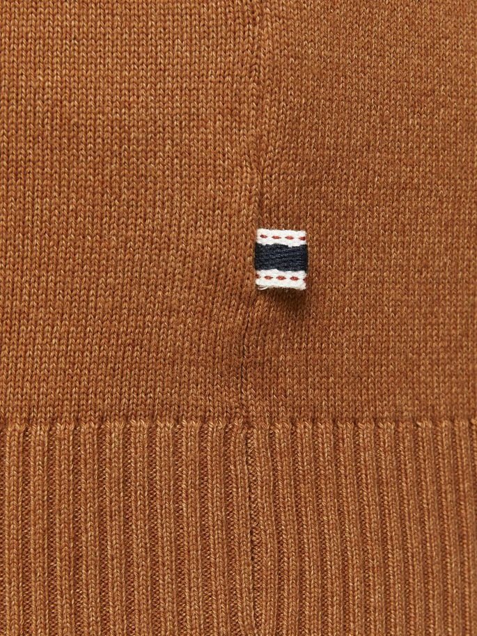 Пуловер JJEBASIC KNIT CREW NECK NOOS 12137190-Umber Jack&Jones  S, фото №3
