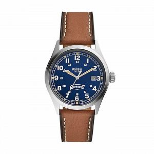 Чоловічий годинник Fossil Defender, Solarbetriebenes Dreizeiger-Datum з браслетом з нержавіючої сталі або шкіри - Фото 1