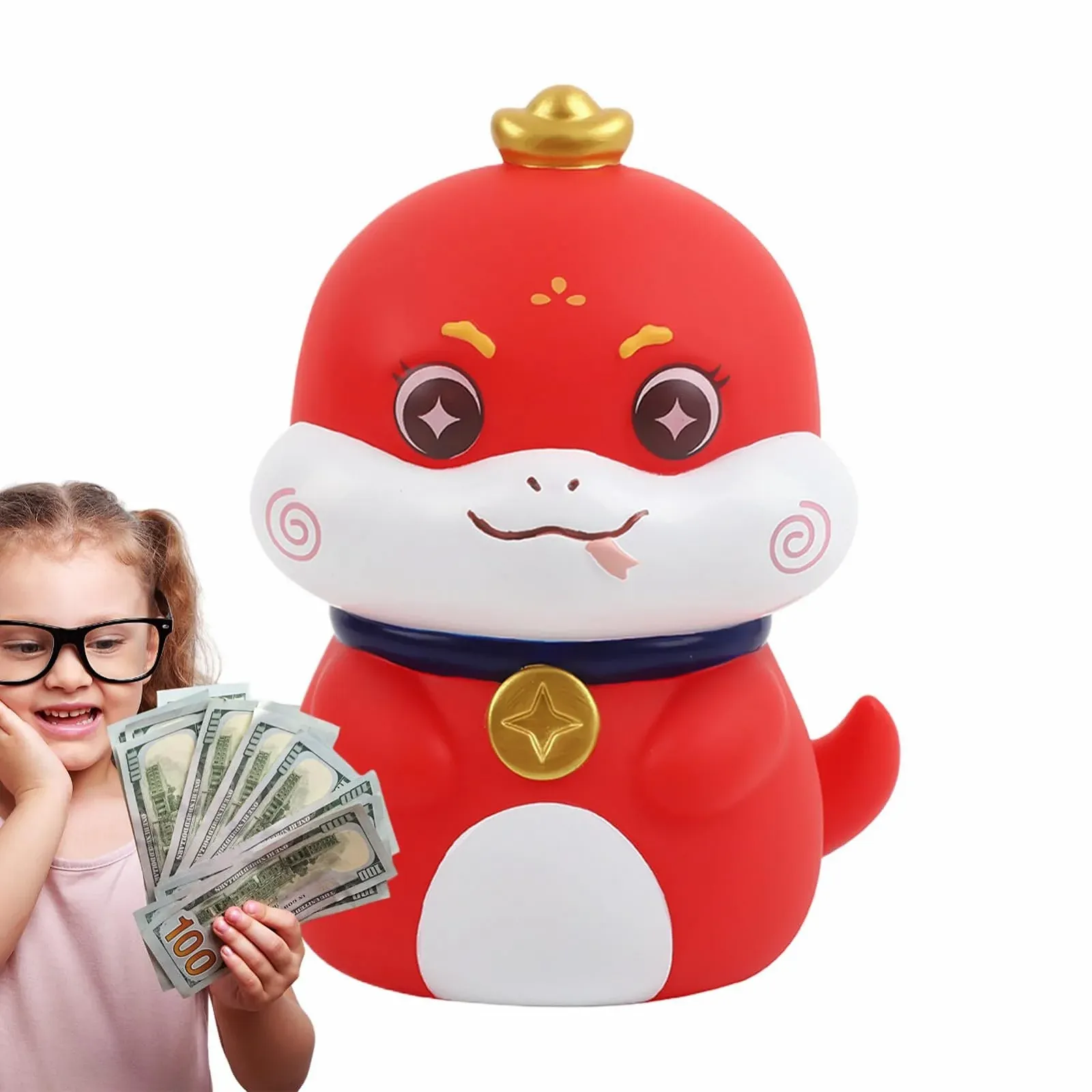 Скарбничка Рік змії велика декоративна для дітей, фото №9