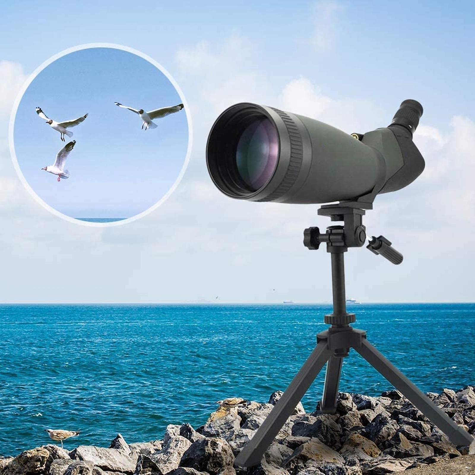 Бинокль Practical Telescope Angled Spotting Scope Waterproof Anti-Fog Height Monocular Telescope, фото №4