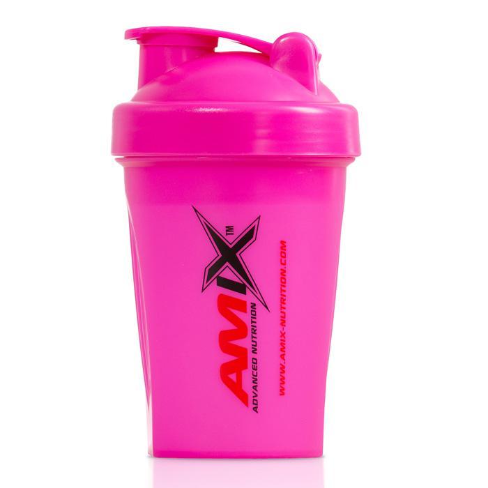 Шейкер Amix Nutrition Shaker Mini 400ml Neon Pink, фото №1