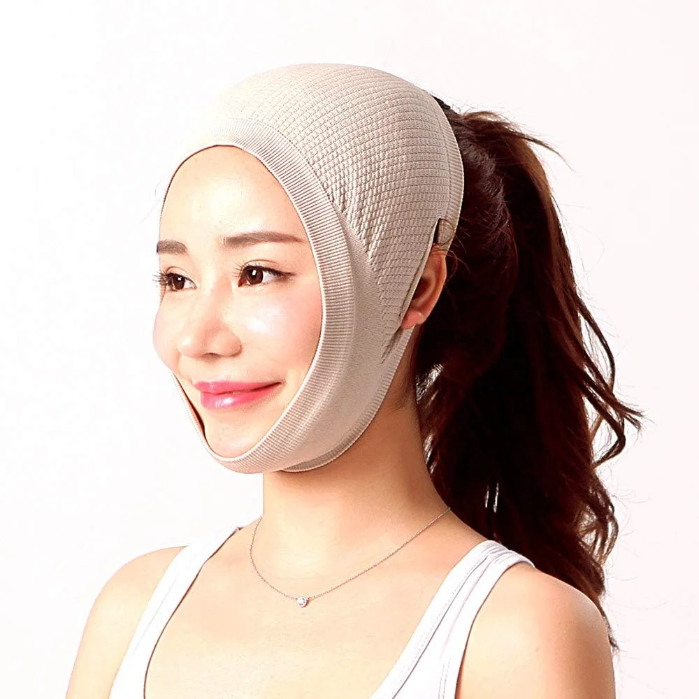 Пояс для подтяжки лица, для уменьшения двойного подбородка, интенсивная подтяжка лица, для ухода за кожей, ремень для подтяжки и укрепления подбородка, фото №2