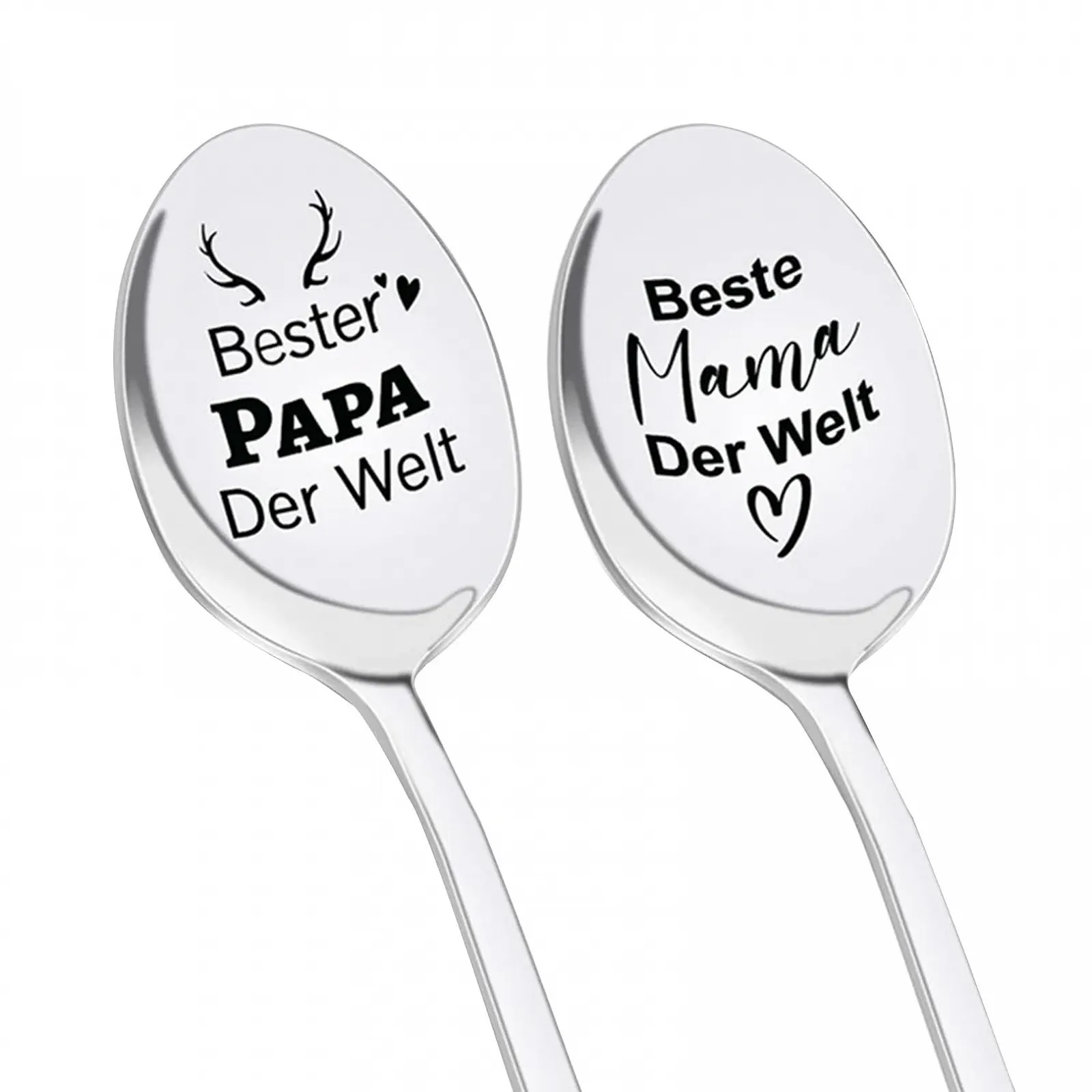 Ложка для кофе Best Mum and Dad in the World Цвет, фото №1