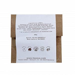 Кондиционер Hazeva Chunk Lemongrass Твёрдый 100% Натуральный 100% Экологичный 100% Органический 0% Силикона Zero Waste 60 г synthetic.ua - Фото 1