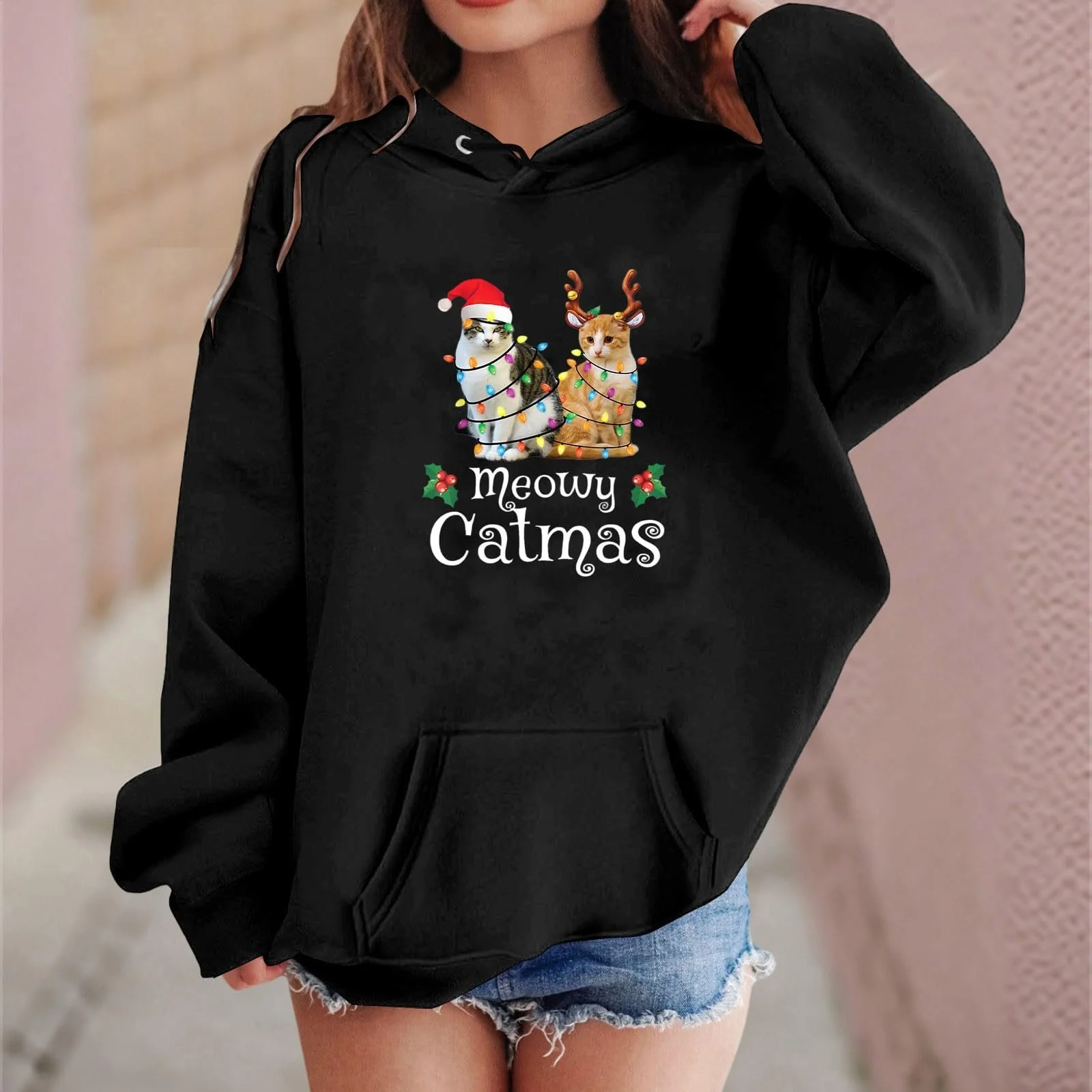 Різдвяний світшот для дівчинки, святковий, фото №3