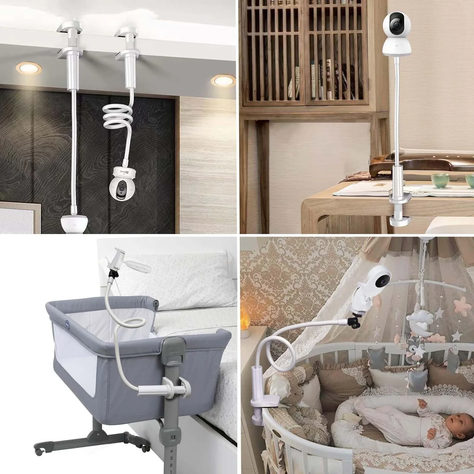 Тримач для відеоняні Flexible Twist Mini Tripod Head Compatible with Hellobaby HB30 HB32 HB35 HB50, Philips Avent SCD843/26 SCD833/26, Vtech VM3250 VM819, фото №6 Тримач для відеоняні Flexible Twist Mini Tripod Head Compatible with Hellobaby HB30 HB32 HB35 HB50, Philips Avent SCD843/26 SCD833/26, Vtech VM3250 VM819, фото №6