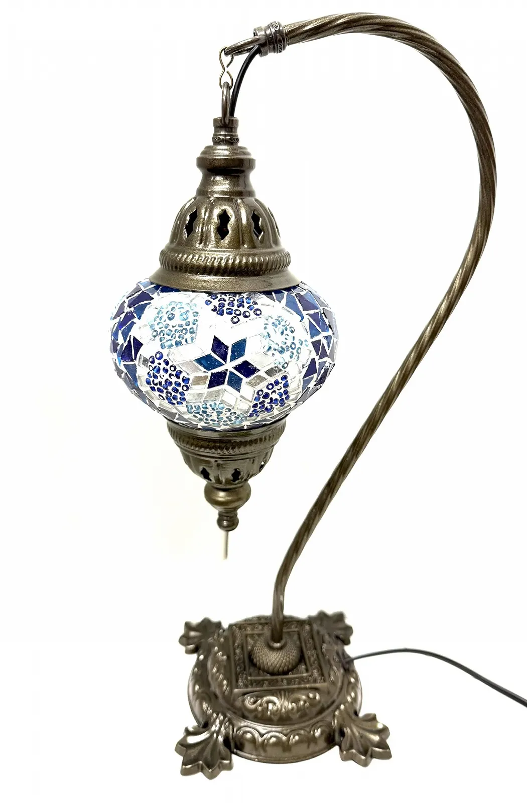 Настільна лампа Samarkand Lights Mosaic Floor Lamp M Oriental Turkish Blue Star, фото №6