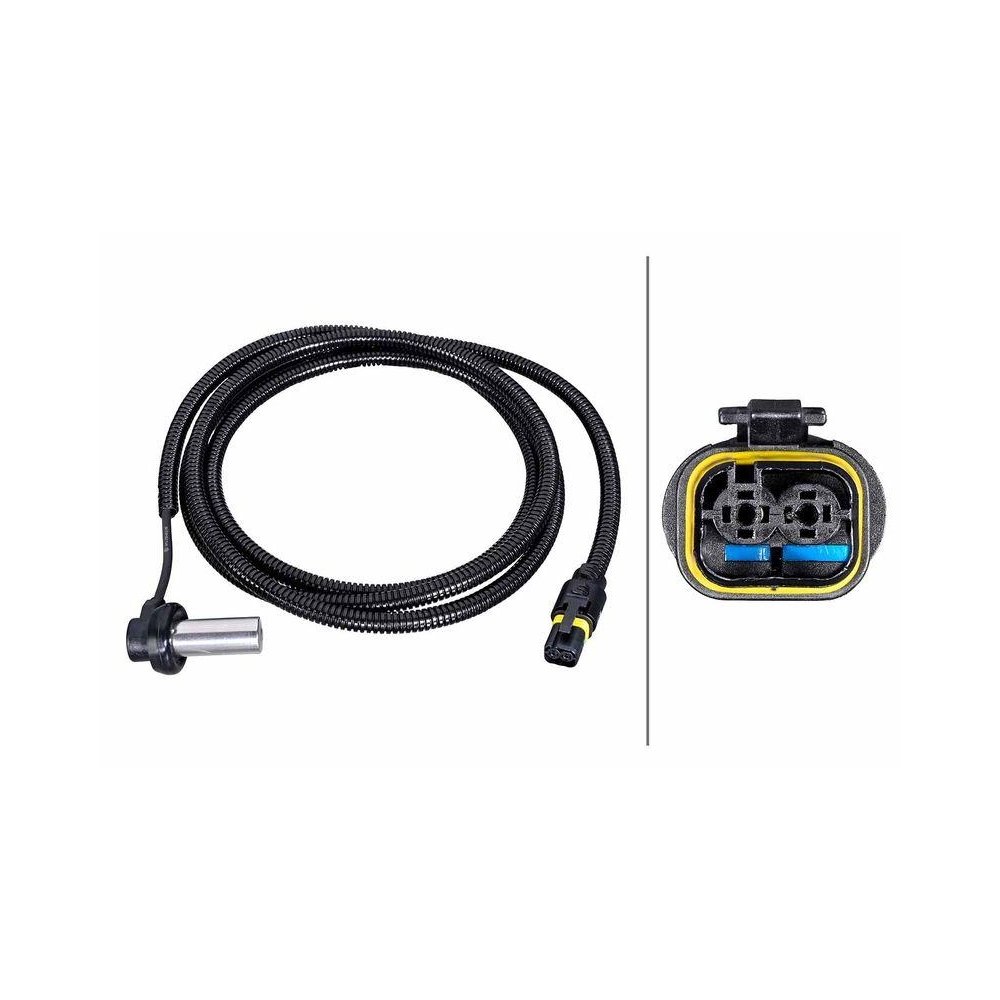 Датчик частоты вращения колеса HELLA 6PU 230 052-091 для MAN, передний мост справа, фото №1