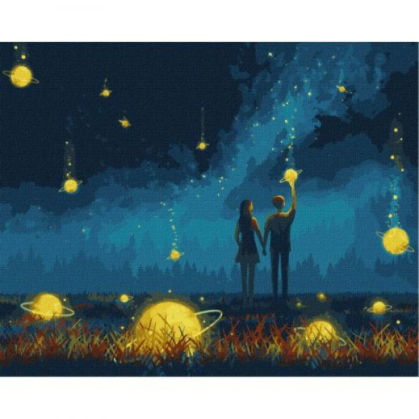 Картина по номерам Вместе к звездам, фото №1