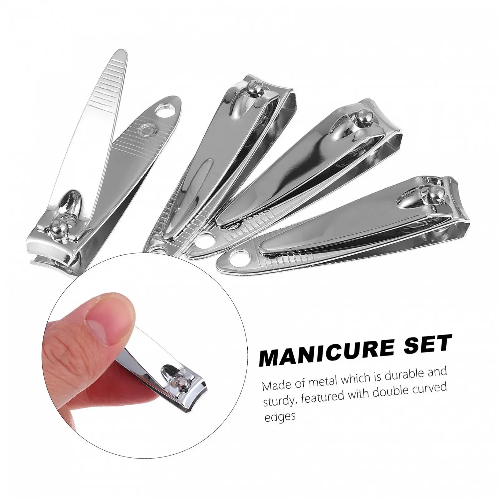 Набор кусачек для маникюра VALICLUD 20 шт. Серебристый металл с покрытием, фото №8 Набор кусачек для маникюра VALICLUD 20 шт. Серебристый металл с покрытием, фото №8