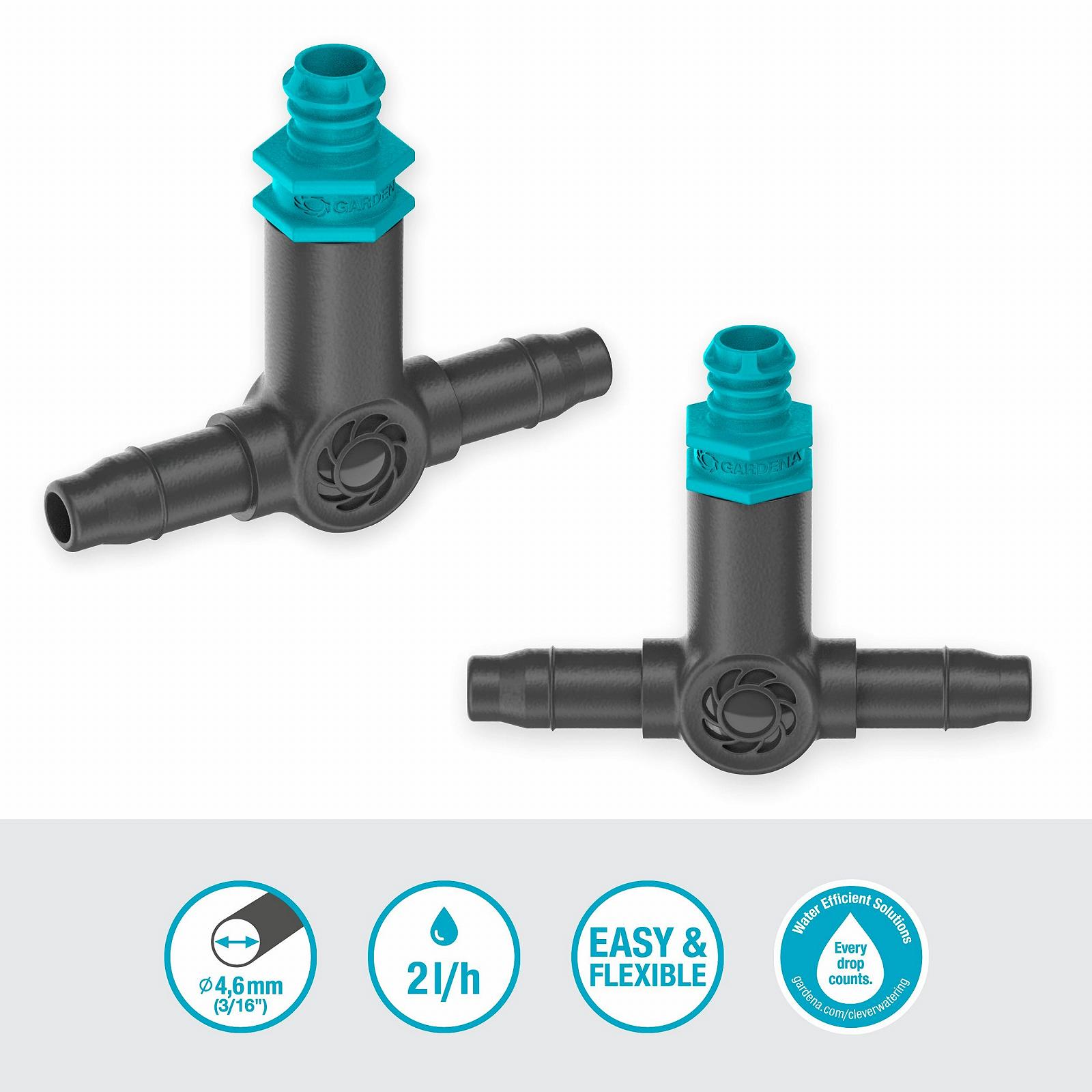 Крапельниця рядна Gardena Micro-Drip System 13317-20 2 л/год, фото №2