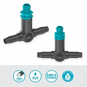 Крапельниця рядна Gardena Micro-Drip System 13317-20 2 л/год synthetic.ua - Фото 1