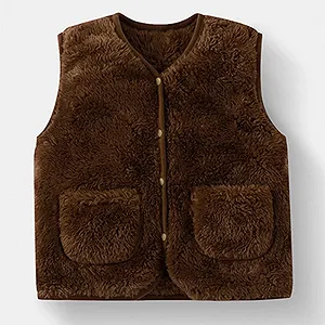 Жилет Флісовий Дитячий Однотонний Утеплений synthetic.ua - Фото 1