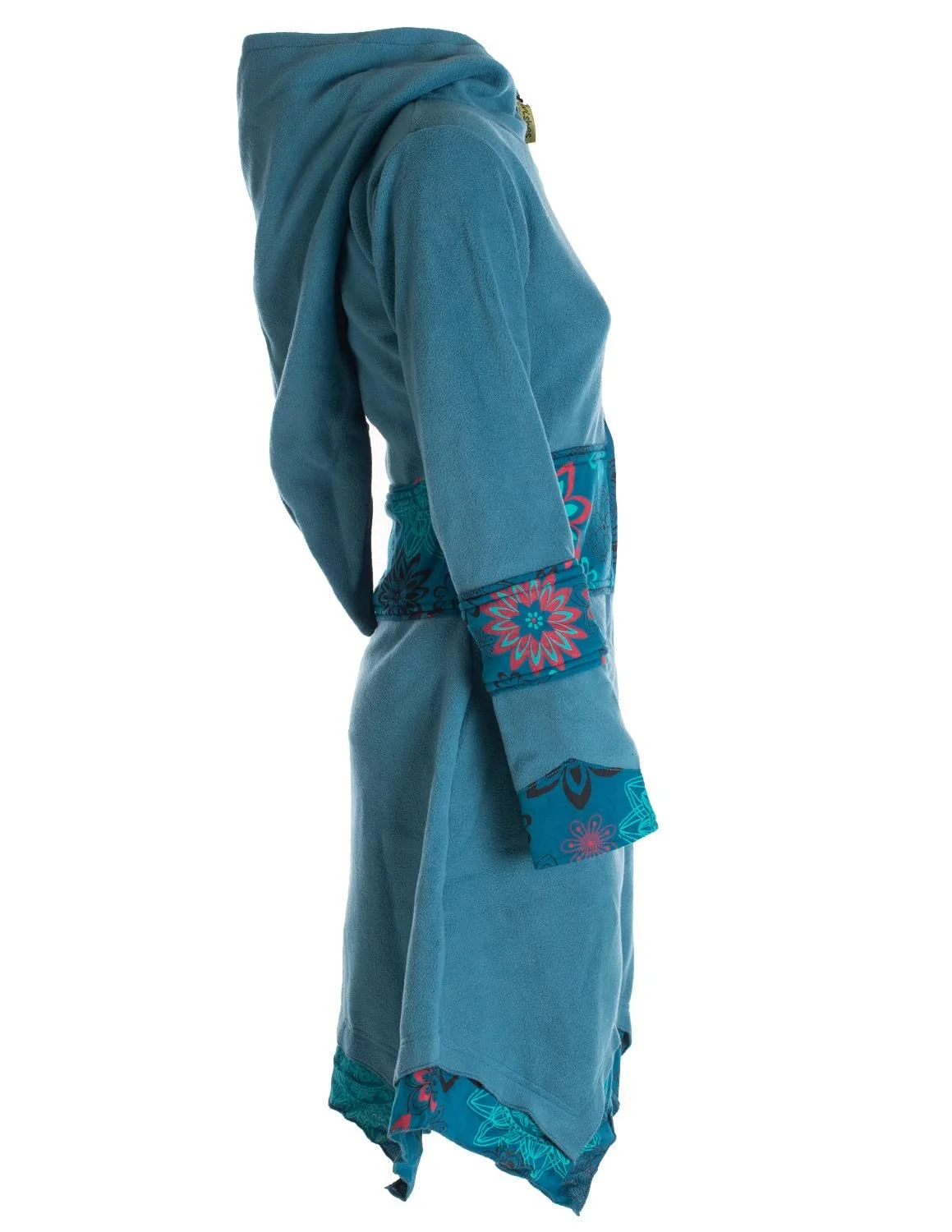 Женское Флисовое Пальто Vishes Кардиган с Капюшоном Куртка с Заостренным Капюшоном, фото №3 Женское Флисовое Пальто Vishes Кардиган с Капюшоном Куртка с Заостренным Капюшоном, фото №3