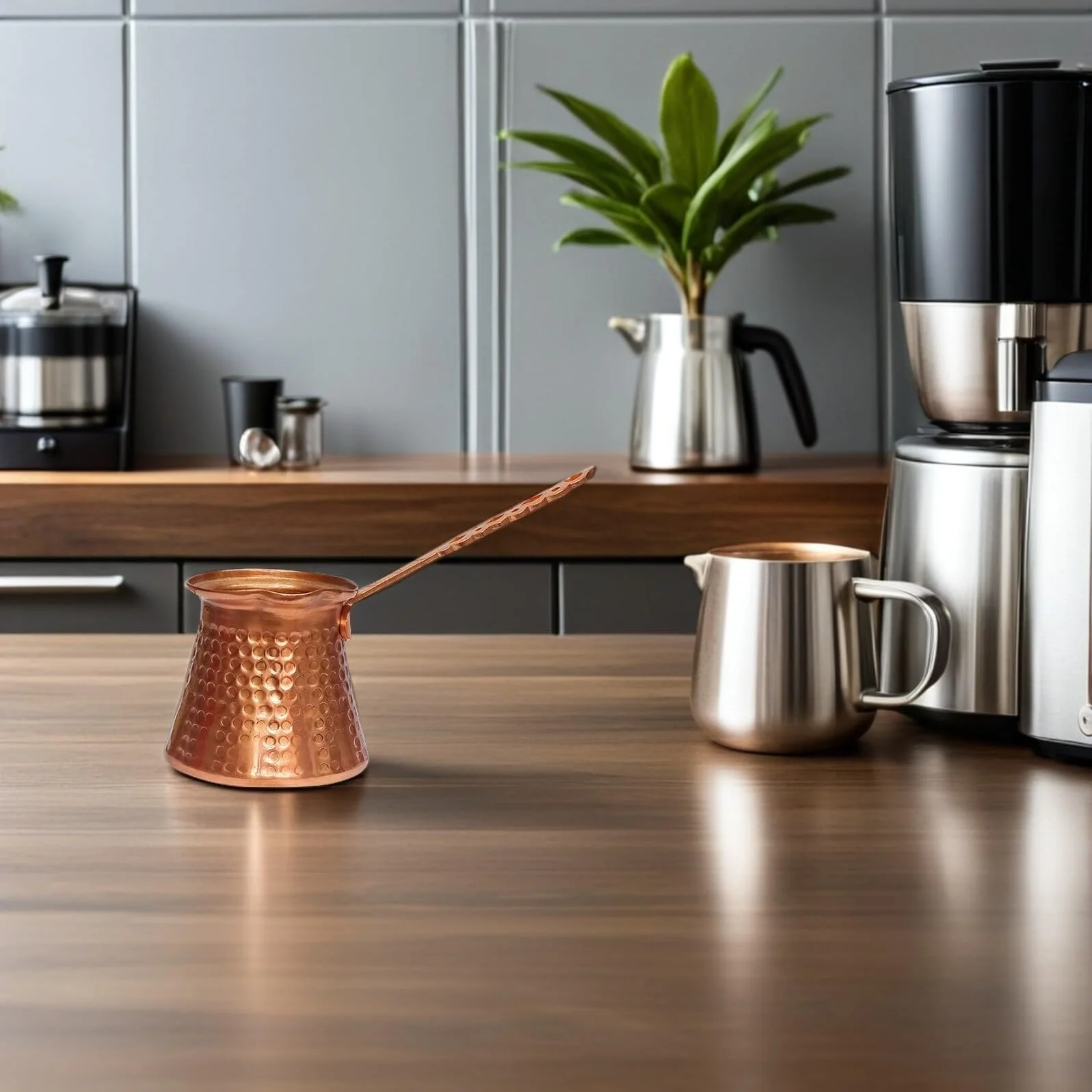 Турка Ipetboom Зносостійка Термостійка з ергономічною ручкою для газових і керамічних плит Ретро дизайн, фото №7