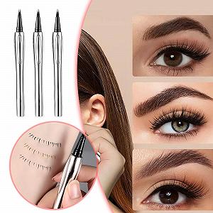 Карандаш для бровей 2-зубчатый 2 мл темно-серый synthetic.ua - Фото 1