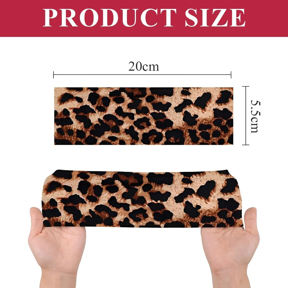 Набір з 4 жіночих пов'язок на голову в стилі бохо з леопардовим принтом, фото №3 Набір з 4 жіночих пов'язок на голову в стилі бохо з леопардовим принтом, фото №3