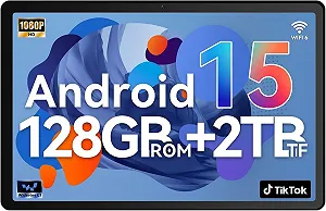 Планшет 10.1" Whitedeer G13 6+24/128ГБ Android 15 6200 mAh Чорний - Фото 1