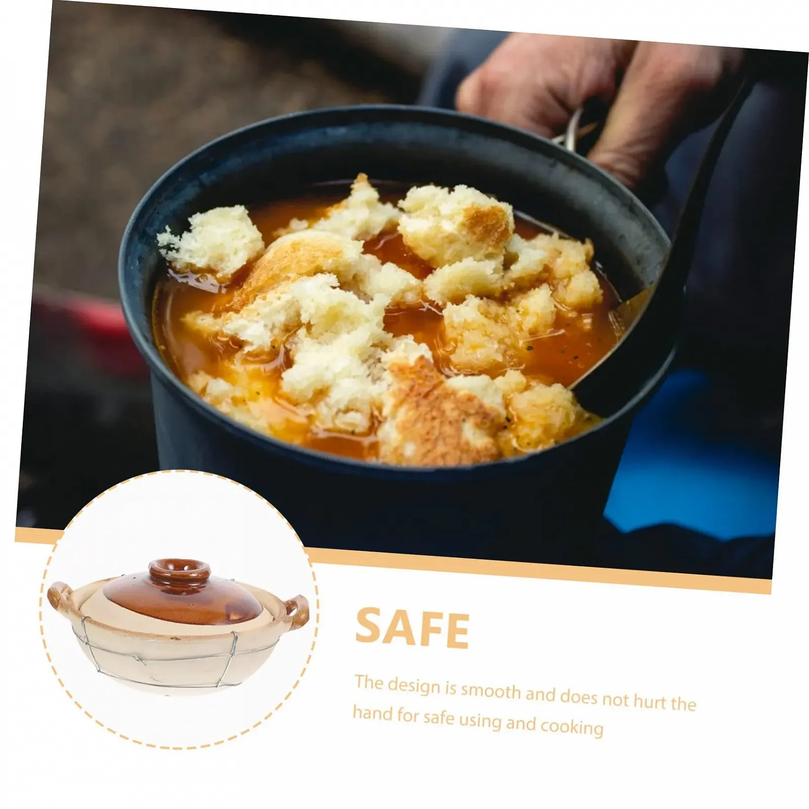 Каструля BESTYASH з подвійною ручкою для дому та ресторанів універсальна, фото №9