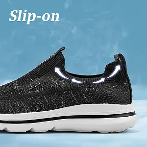 Чоловічі Сліпони ODCKOI Сітка Дихаючі Кросівки для бігу Зручні спортивні кросівки для фітнесу synthetic.ua - Фото 1