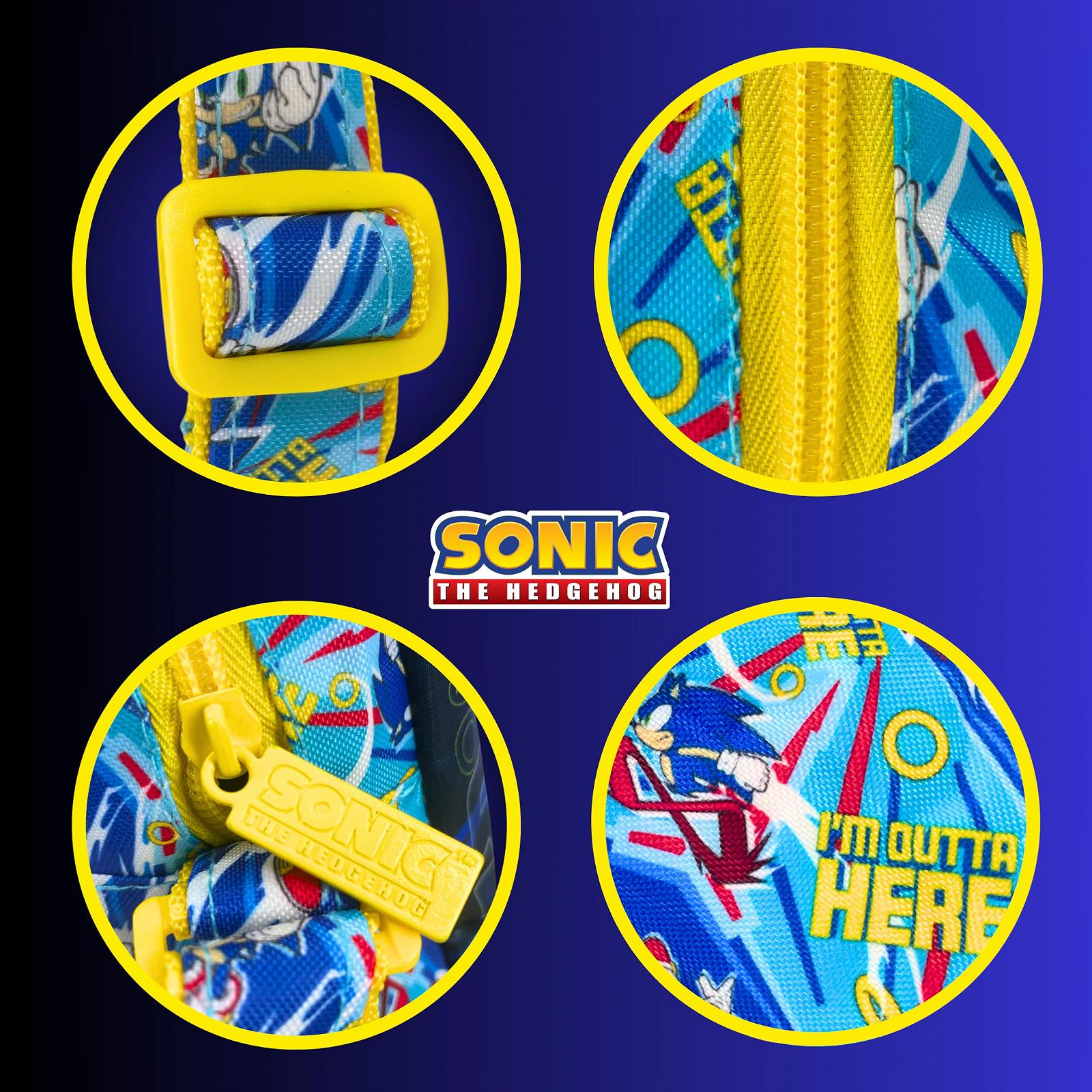 Сумка Sonic the Hedgehog для хлопчиків Sonic регульована, різнокольорова, фото №5