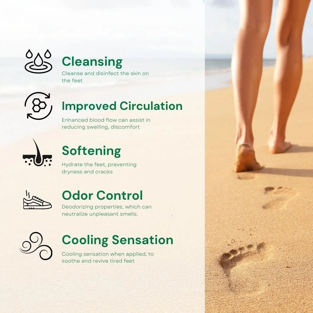 Крем для ног Bleumarine Bretania 500 мл Освежающий с лимонным и мятным маслами антисептический, фото №3