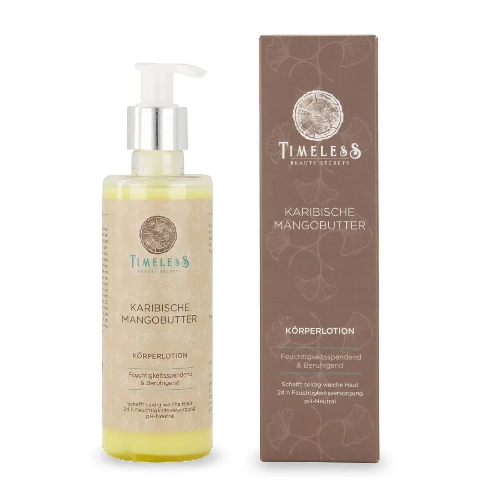 Лосьйон для тіла Timeless Beauty Secrets Caribbean Mango Butter Зволожуючий з олією манго, фото №1 Лосьйон для тіла Timeless Beauty Secrets Caribbean Mango Butter Зволожуючий з олією манго, фото №1