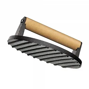 Пресс для гриля Küchenprofi BBQ 18 x 7,5 см 1 кг Чугунный Чёрный/Коричневый - Фото 1