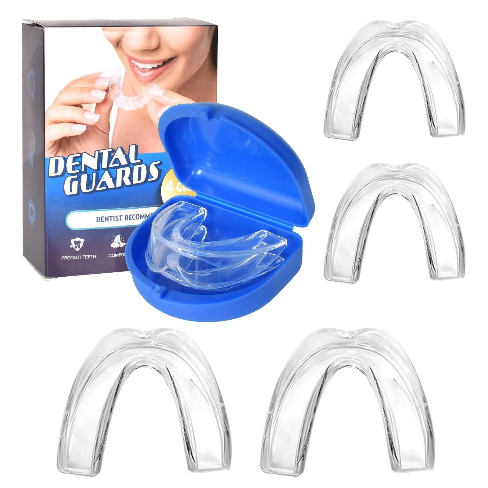 Капа для захисту від бруксизму (4 шт. в упаковці), фото №1