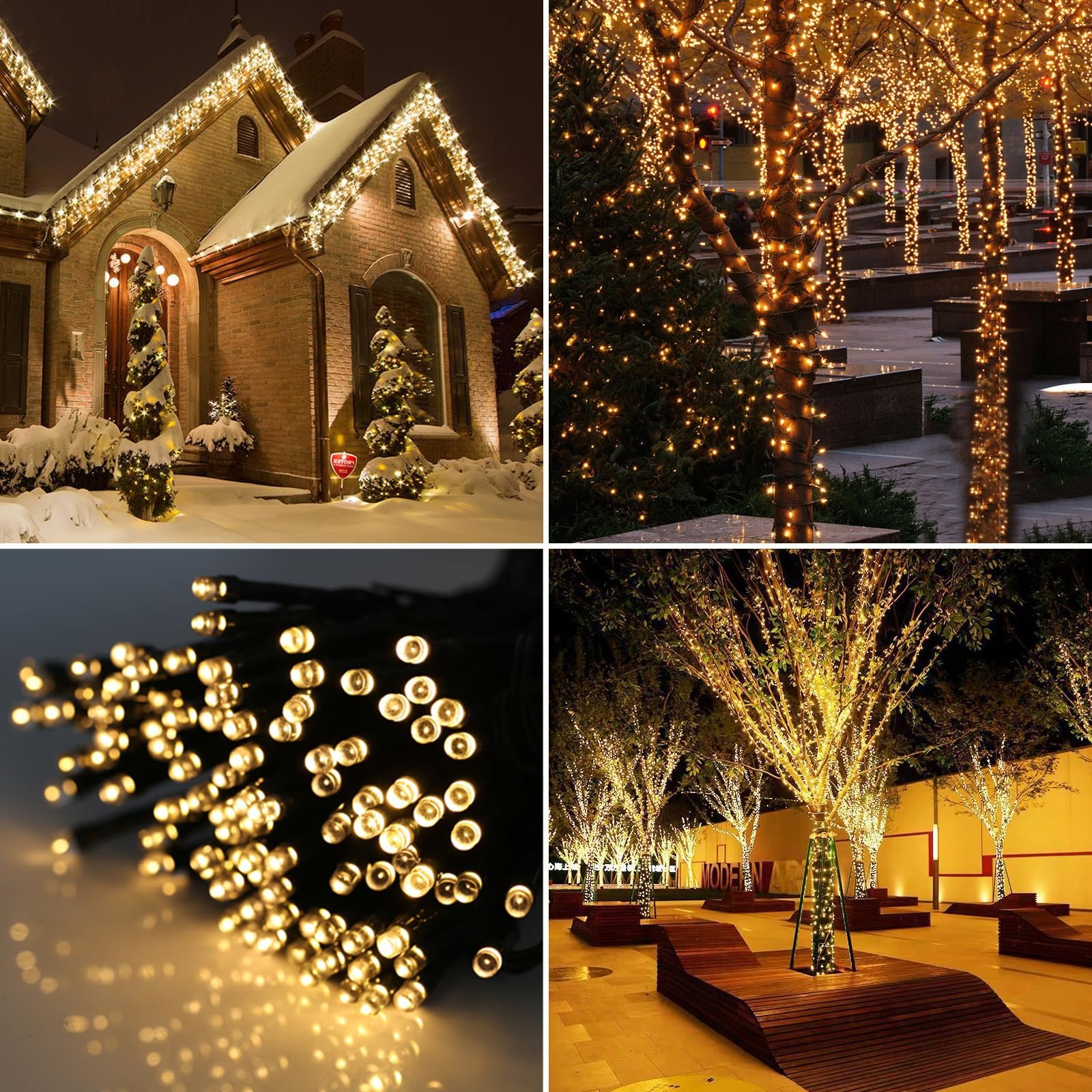 Гірлянда ENLACE Сонячна 5 м 20 LED Теплий білий, фото №7