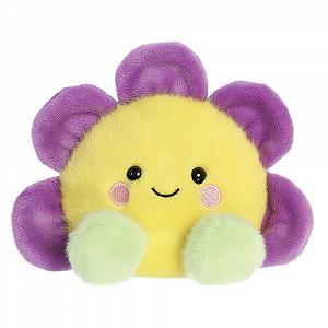Мягкая игрушка Aurora Palm Pals Fallon Flower 5 дюймов Желтая и Фиолетовая - Фото 1