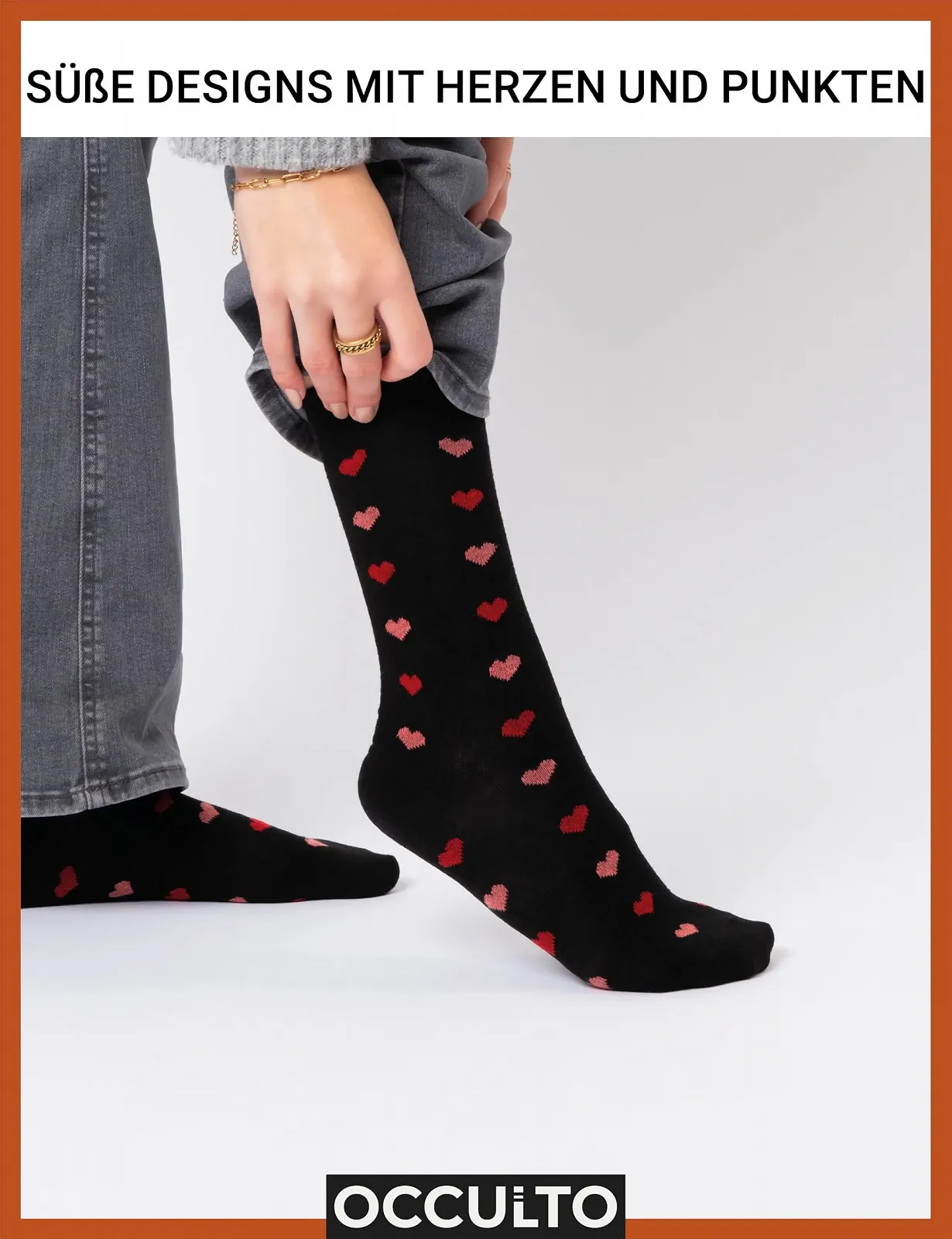 Шкарпетки Візерункові Occulto Жіночі Набір з 10 (Модель: Rita), фото №3