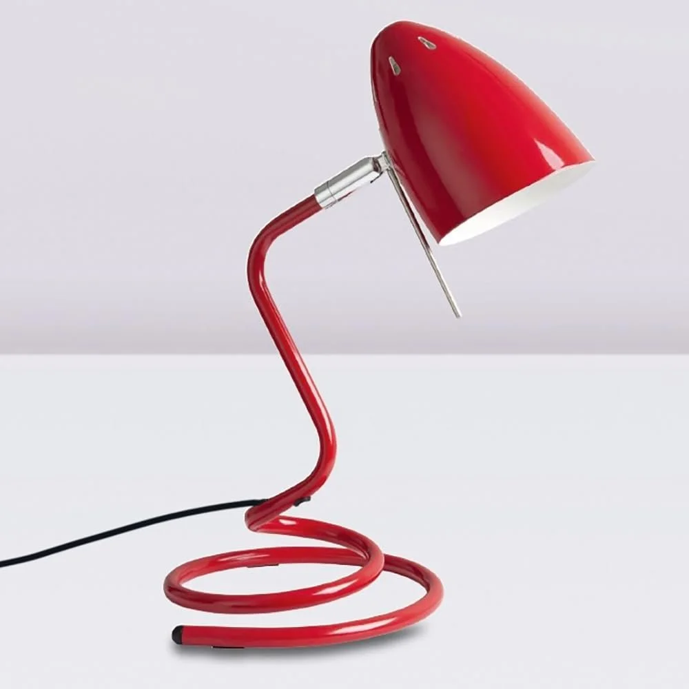 Настільна лампа SWING 38 см E27 Max 60 Вт Red, фото №2