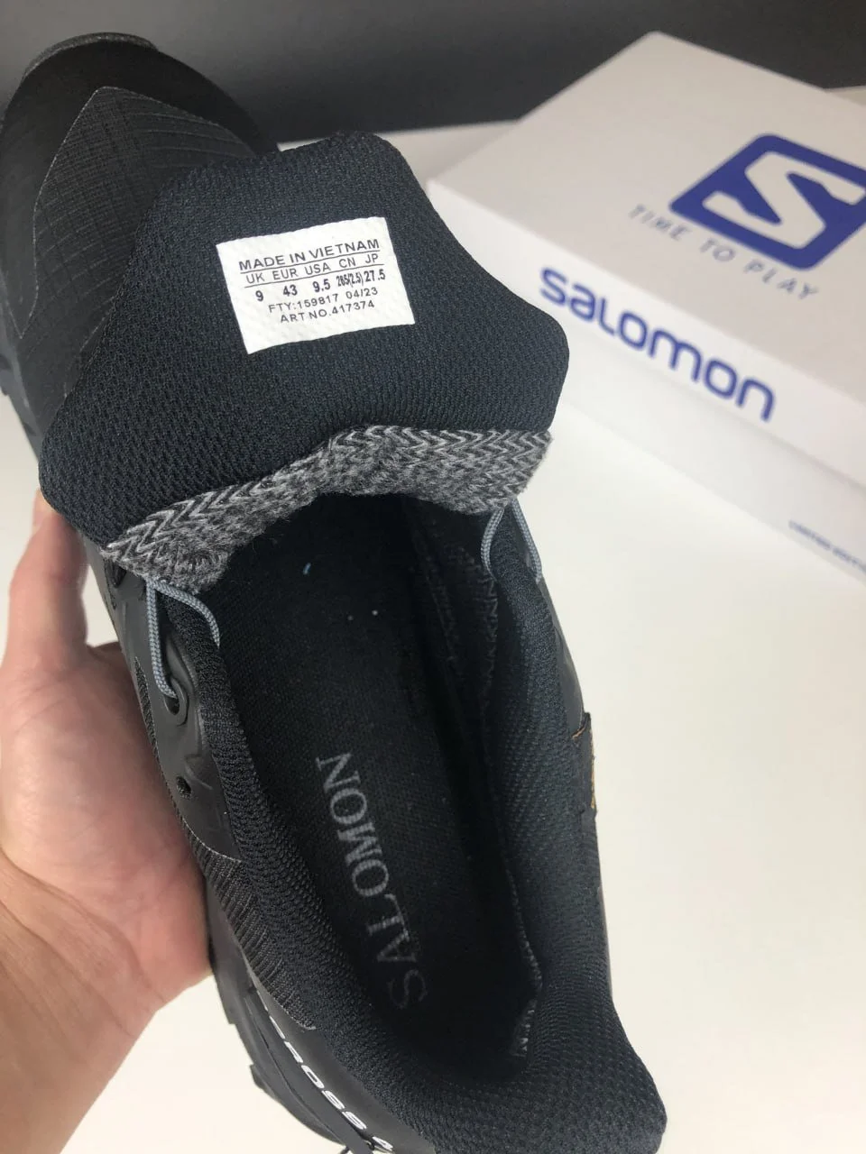 Чоловічі термо кросівки Salomon Supercross 4 Gore-Tex чорні демісезонні осінь зима, фото №7 Чоловічі термо кросівки Salomon Supercross 4 Gore-Tex чорні демісезонні осінь зима, фото №7