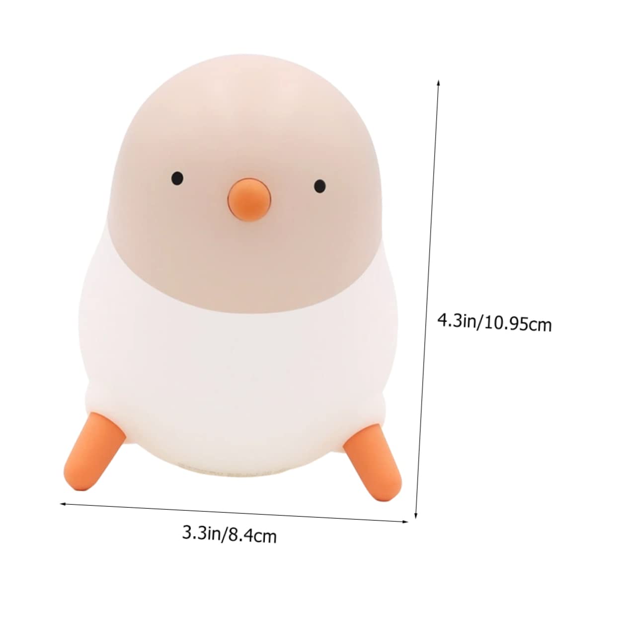 Світильник нічник OSALADI Дитячий мультяшний Курча Набір з 2 шт., фото №5