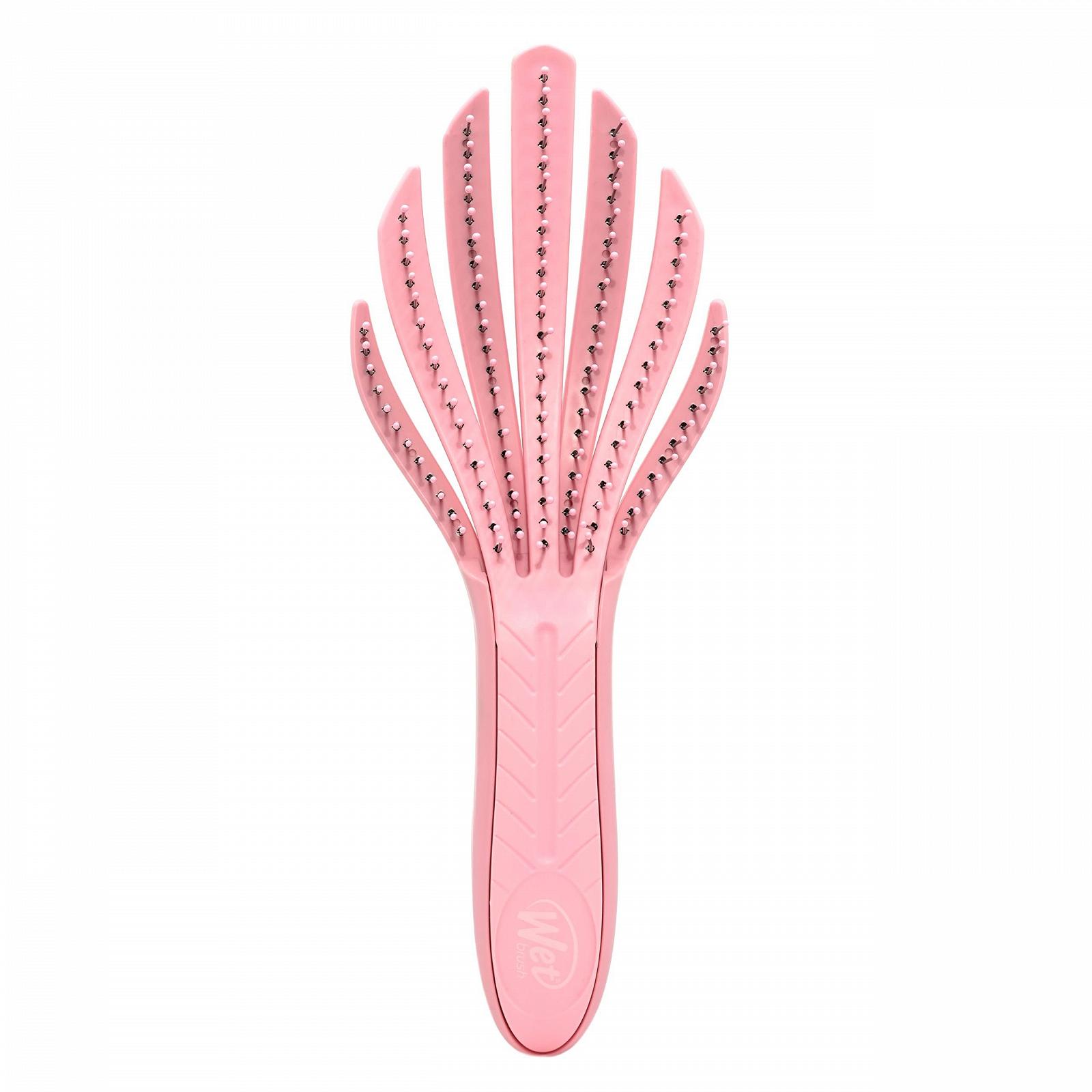 Щітка для волосся Wet Brush Go Green Curl Detangler з м'якою щетиною Intelliflex для всіх типів кучерів, зроблена з рослинного пластику, фото №1