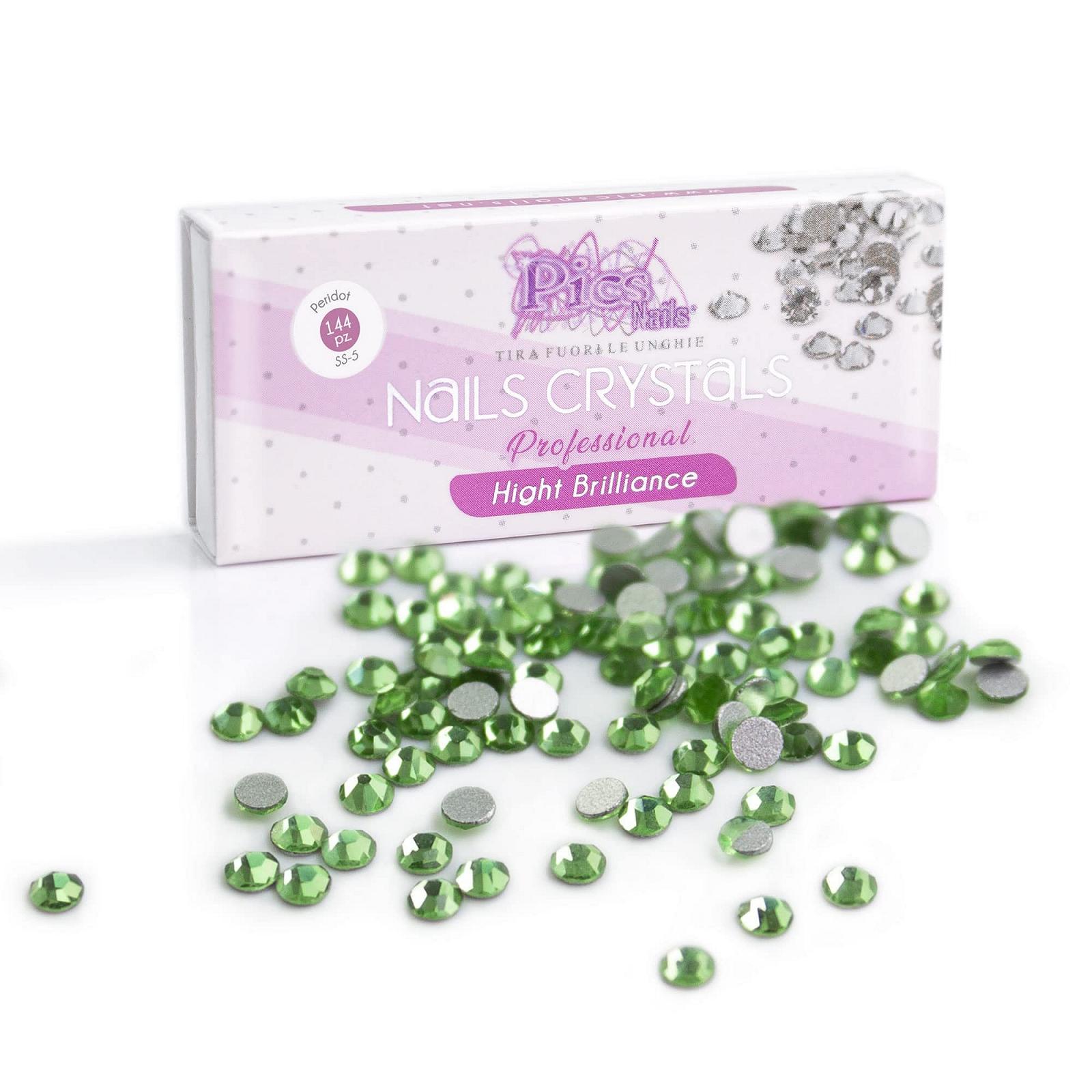 Стразы для ногтей Glitter Nails SS-5 (1.7 мм) Peridot, фото №1