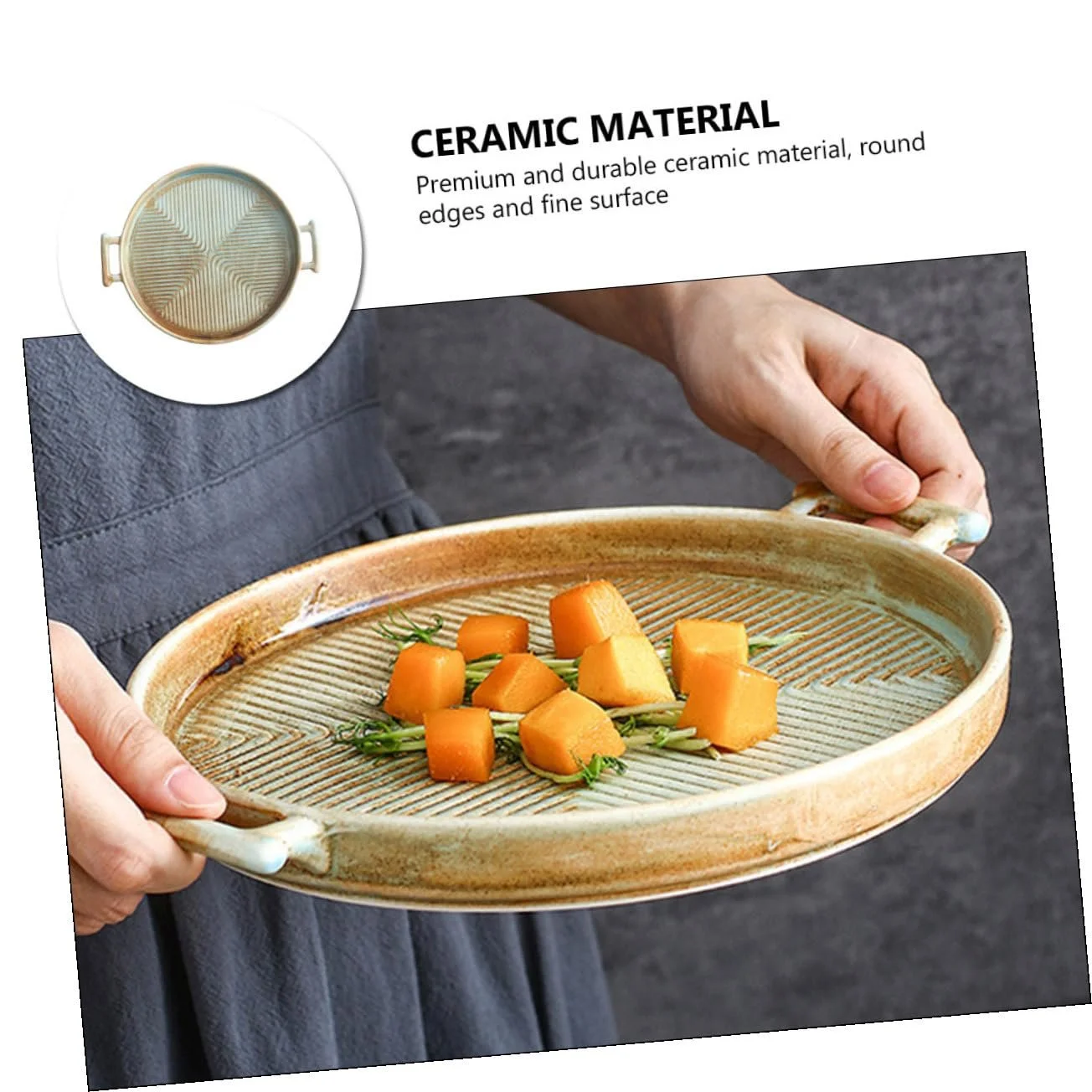 Форма для запекания TOYANDONA Retro керамическая квадратная термостойкая, фото №3 Форма для запекания TOYANDONA Retro керамическая квадратная термостойкая, фото №3