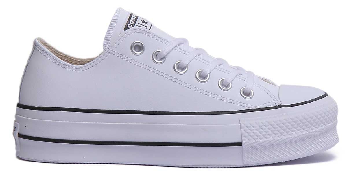 Кеди Converse Chuck Taylor All Star Lift OX Чорний/Білий, фото №3