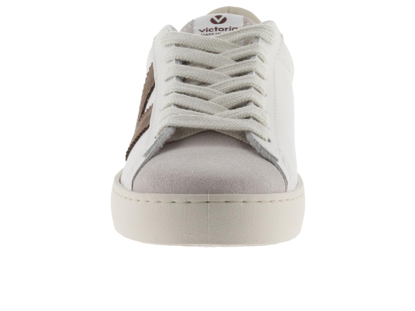 Кросівки Victoria Berlin Шкіра та Контрастні Деталі та Спліт Шкіра Носок 1126142, фото №2