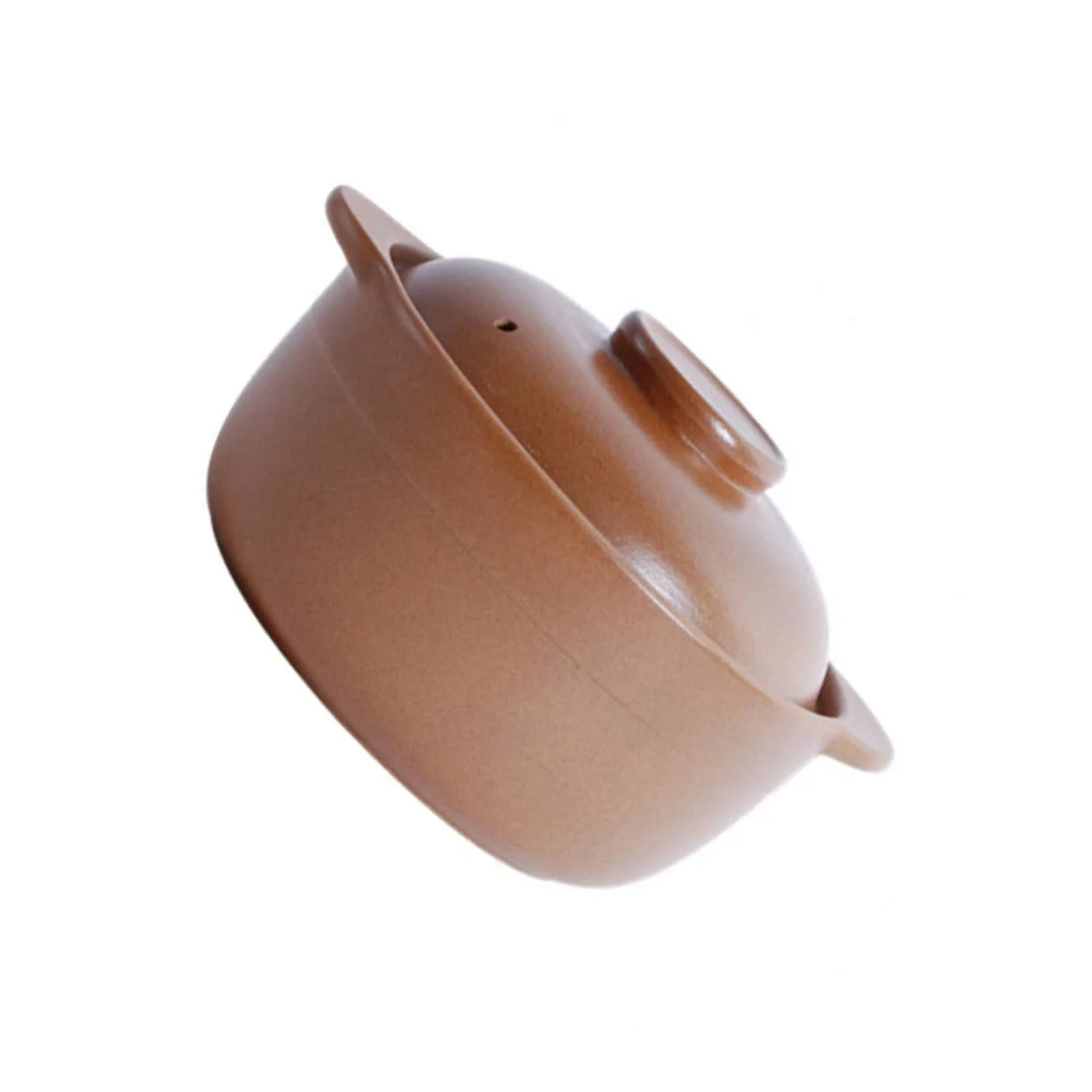 Кастрюля керамическая TOPBATHY с крышкой 1.2 л с ручками для супа и каш, фото №3