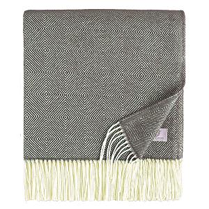 Покривало Linen & Cotton з 100% вовни мериноса ромб - Фото 1