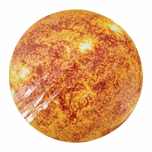 Наклейка на стіну PRETYZOOM Сонце та планети ПВХ - Фото 1