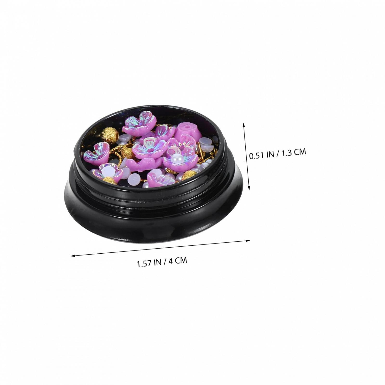 Набір прикрас для нігтів MERRYHAPY Квіти для творчого манікюру та легкого, довговічного та універсального використання для дизайну та декору нігтів, фото №6