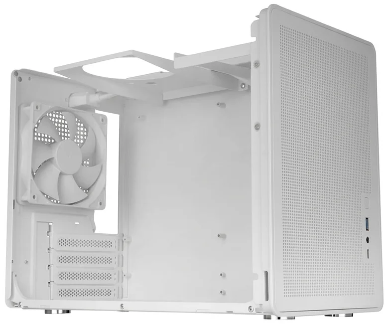 Корпус для ПК Mars Gaming MC-XPRO / Mini-Tower / USB-C / Поддержка СЖО 360мм / Без БП / Черный, фото №3