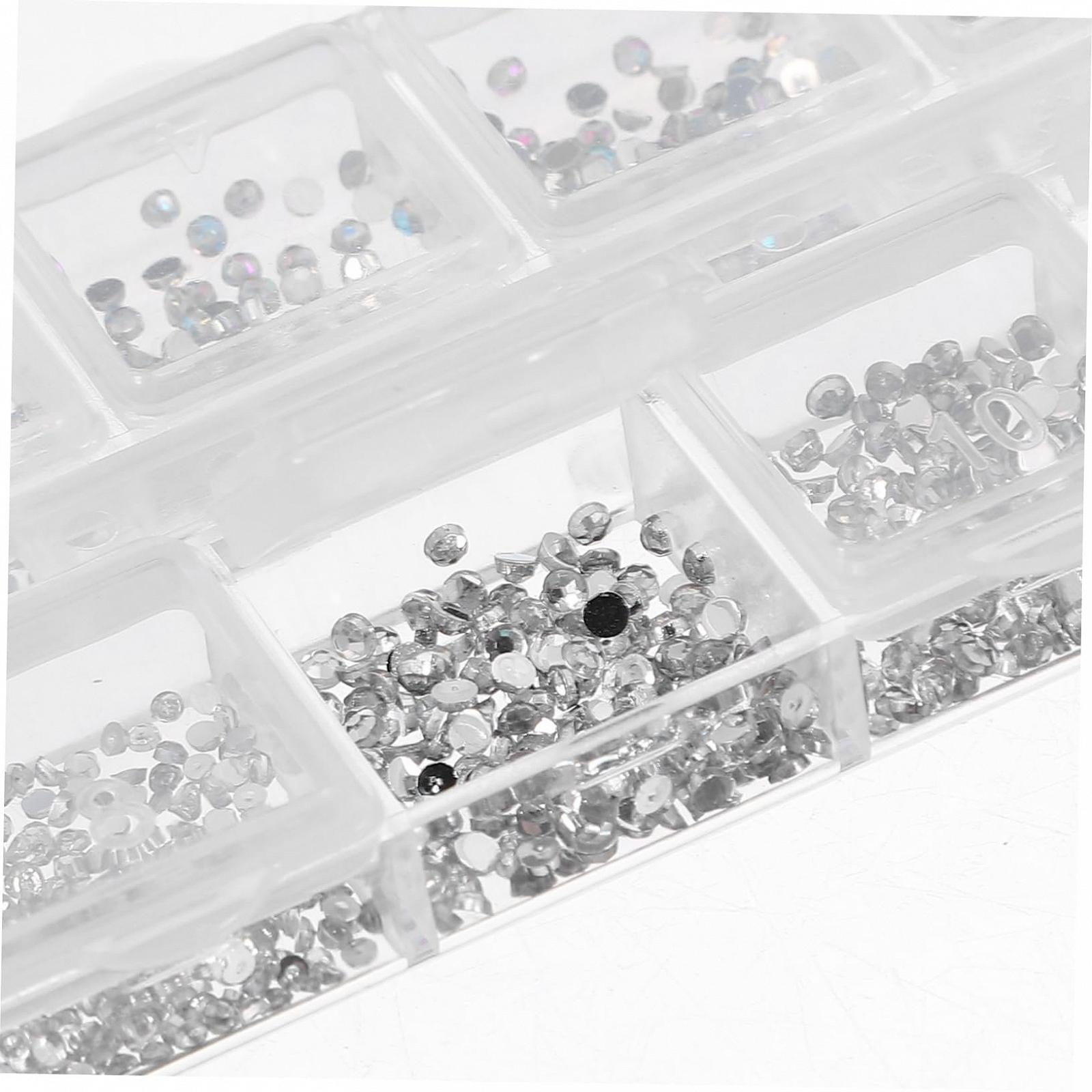 Стразы и жемчуг для ногтей, 2 коробки, плоские полужемчужины и сверкающие кристаллы, украшения для ногтей для женщин, самодельный маникюр, украшения для ногтей, фото №8