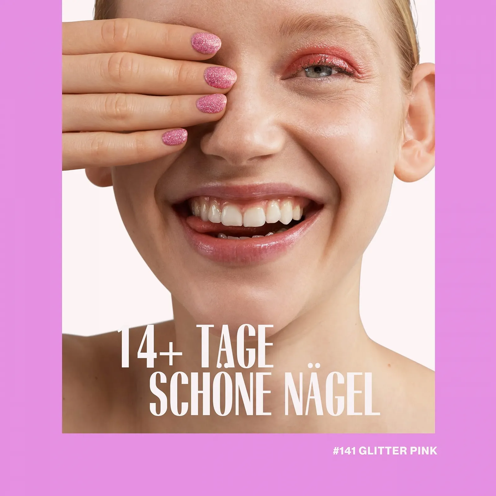 Гель-лак Pink Gellac 141 Glitter Pink, 15 мл, фото №3 Гель-лак Pink Gellac 141 Glitter Pink, 15 мл, фото №3