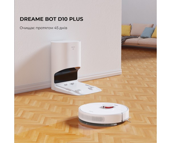 Робот-пилосос з вологим прибиранням Dreame D10 Plus RLS3D, фото №7